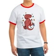thumbnail image 1 of CafePress - Trex Indoor Rock Climbing T Shirt - 100% Cotton Ringed T-Shirt, 1 of 4