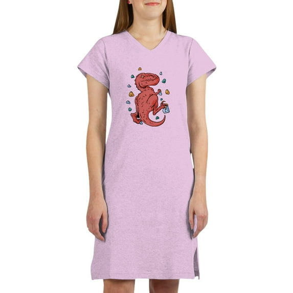 CafePress - Trex Indoor Rock Climbing T Shirt - Women's Nightshirt