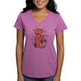 thumbnail image 1 of CafePress - Trex Indoor Rock Climbing T Shirt - Women's V-Neck Dark T-Shirt, 1 of 4