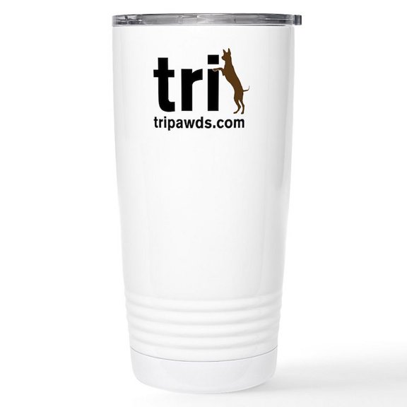 CafePress - Tri Nation Stainless Steel Travel Mug - Insulated Stainless Steel Travel Tumbler 20 oz.