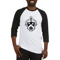 thumbnail image 1 of CafePress - Triangle Black And White Coat Of Arms Baseball Jersey - Cotton Baseball Jersey, 3/4 Raglan Sleeve Shirt, 1 of 4
