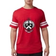 thumbnail image 1 of CafePress - Triangle Black And White Coat Of Arms T Shirt - Mens Football Shirt, 1 of 4