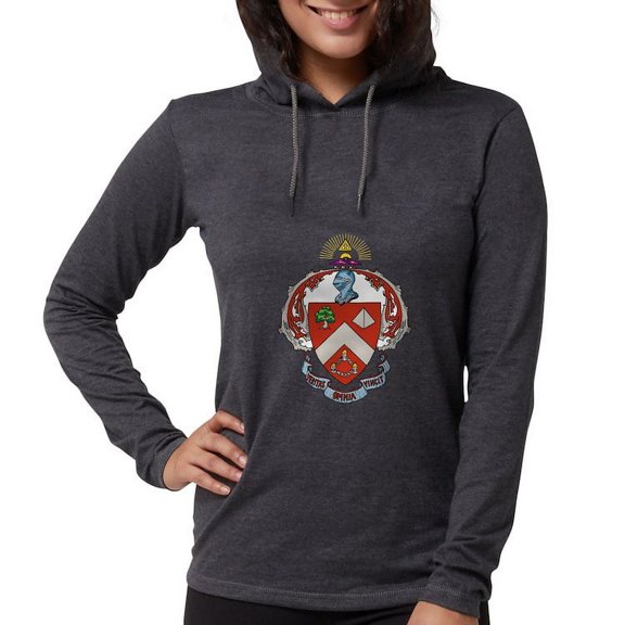 CafePress - Triangle Coat Of Arms Long Sleeve T Shirt - Womens Hooded Shirt