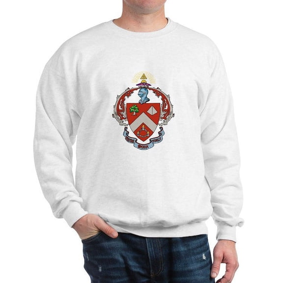 CafePress - Triangle Coat Of Arms Sweatshirt - Crew Neck Sweatshirt