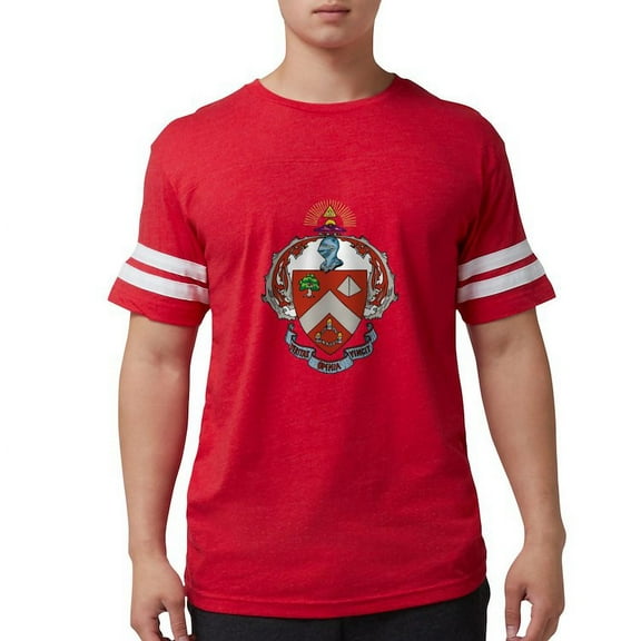 CafePress - Triangle Coat Of Arms T Shirt - Mens Football Shirt
