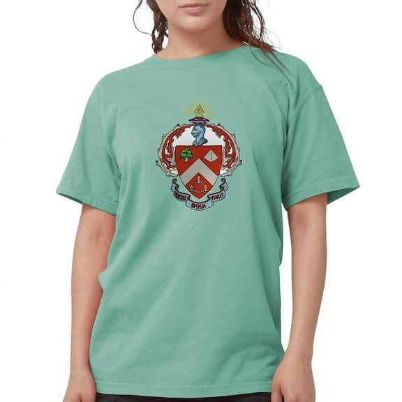 CafePress - Triangle Coat Of Arms T Shirt - Womens Comfort Colors® Shirt