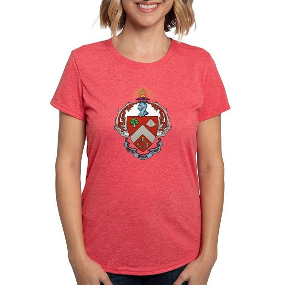 CafePress - Triangle Coat Of Arms T Shirt - Womens Tri-blend T-Shirt