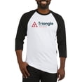 thumbnail image 1 of CafePress - Triangle Education Foundation Tagline Baseball Jersey - Cotton Baseball Jersey, 3/4 Raglan Sleeve Shirt, 1 of 4