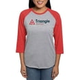 thumbnail image 1 of CafePress - Triangle Education Foundation Tagline Long Sleeve T Shirt - Womens Baseball Tee, 1 of 4