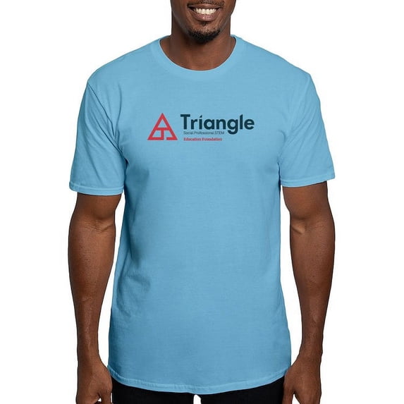 CafePress - Triangle Education Foundation Tagline T Shirt - Fitted T-Shirt, Vintage Fit Soft Cotton Tee