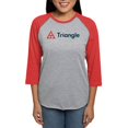 thumbnail image 1 of CafePress - Triangle Horizontal Long Sleeve T Shirt - Womens Baseball Tee, 1 of 4