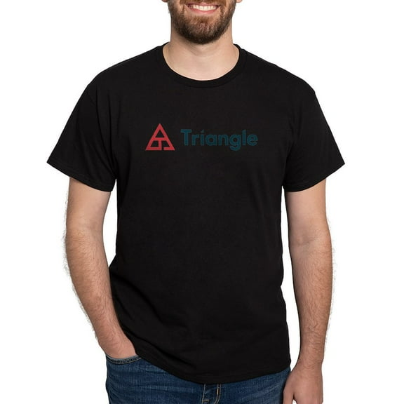 CafePress - Triangle Horizontal T Shirt - Men's Classic Graphic Cotton T-Shirt