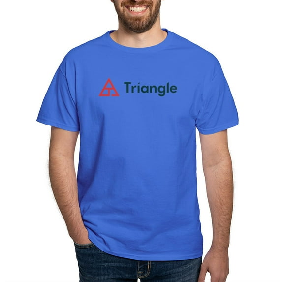 CafePress - Triangle Horizontal T Shirt - Men's Classic Graphic Cotton T-Shirt