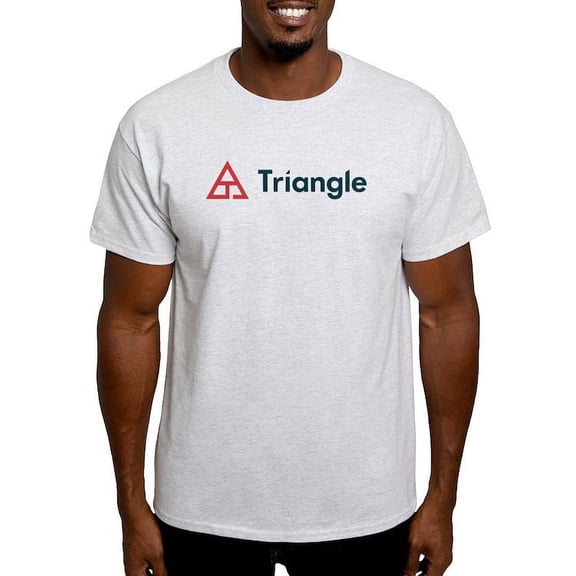 CafePress - Triangle Horizontal T Shirt - Men's Classic Graphic T-Shirt