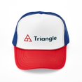 thumbnail image 1 of CafePress - Triangle Horizontal - Adjustable Unisex Printed Trucker Hat with Mesh Back, 1 of 10