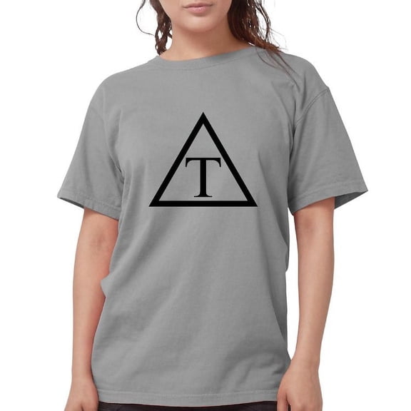 CafePress - Triangle Icon T Shirt - Womens Comfort Colors® Shirt