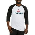 thumbnail image 1 of CafePress - Triangle Logo Baseball Jersey - Cotton Baseball Jersey, 3/4 Raglan Sleeve Shirt, 1 of 4