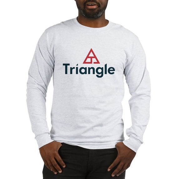 CafePress - Triangle Logo Long Sleeve T Shirt - Unisex Cotton Long Sleeve T-Shirt