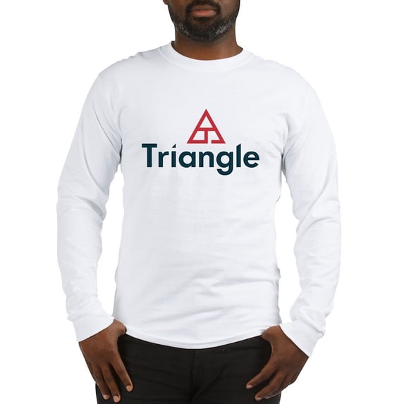 CafePress - Triangle Logo Long Sleeve T Shirt - Unisex Cotton Long Sleeve T-Shirt