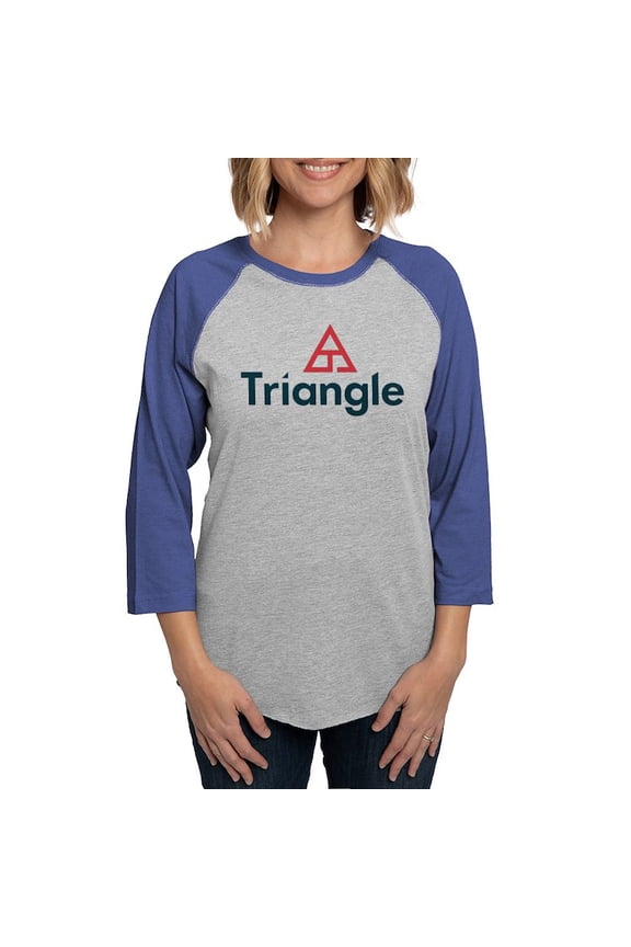 - Triangle Logo Long Sleeve T Shirt - Womens Baseball Tee