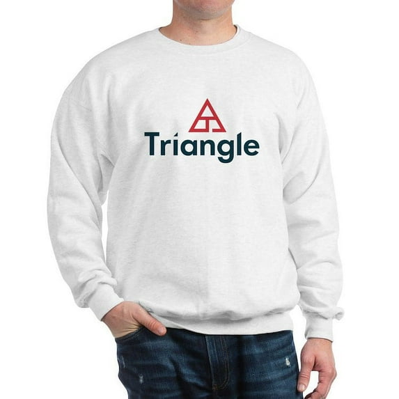 CafePress - Triangle Logo Sweatshirt - Crew Neck Sweatshirt