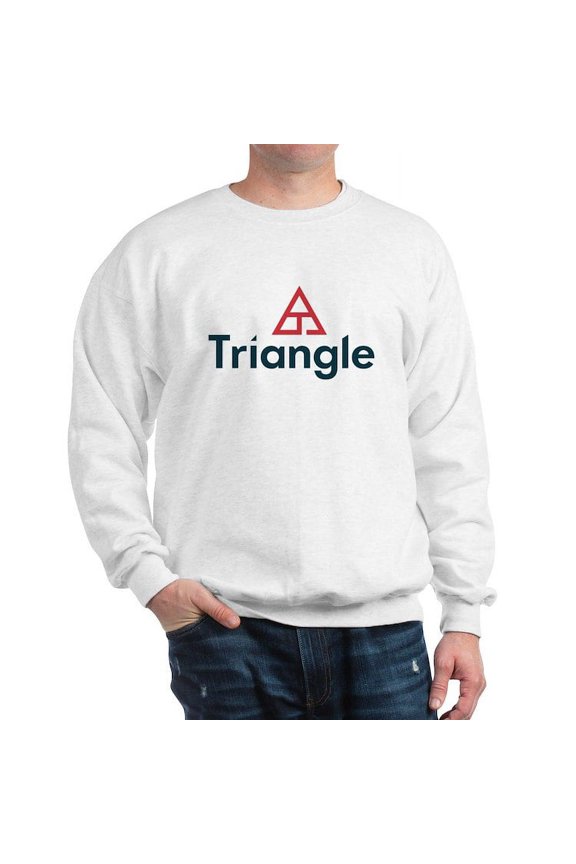 - Triangle Logo Sweatshirt - Crew Neck Sweatshirt