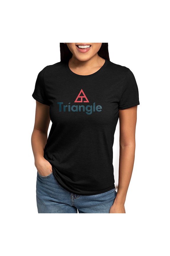 - Triangle Logo T Shirt - Womens Tri-blend T-Shirt