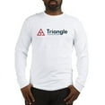 thumbnail image 1 of CafePress - Triangle Tagline Horizontal Long Sleeve T Shirt - Unisex Cotton Long Sleeve T-Shirt, 1 of 4