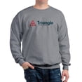 thumbnail image 1 of CafePress - Triangle Tagline Horizontal Sweatshirt - Crew Neck Sweatshirt, 1 of 4
