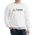 thumbnail image 1 of CafePress - Triangle Tagline Horizontal Sweatshirt - Crew Neck Sweatshirt, 1 of 4