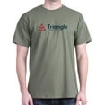 thumbnail image 1 of CafePress - Triangle Tagline Horizontal T Shirt - Men's Classic Graphic Cotton T-Shirt, 1 of 4