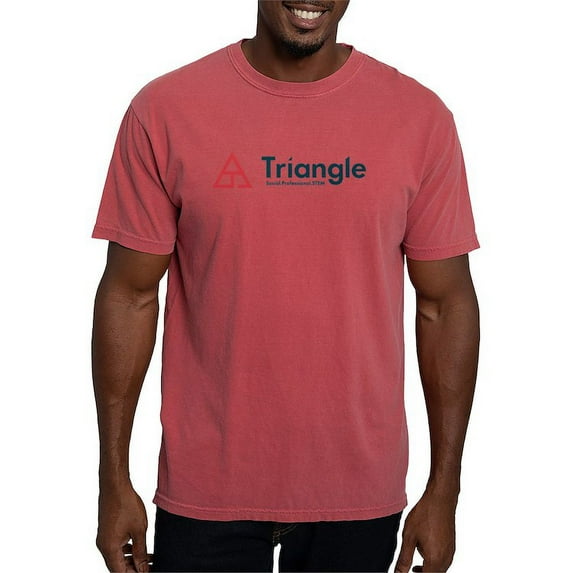 CafePress - Triangle Tagline Horizontal T Shirt - Mens Comfort Colors Shirt