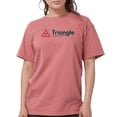 thumbnail image 1 of CafePress - Triangle Tagline Horizontal T Shirt - Womens Comfort Colors® Shirt, 1 of 4