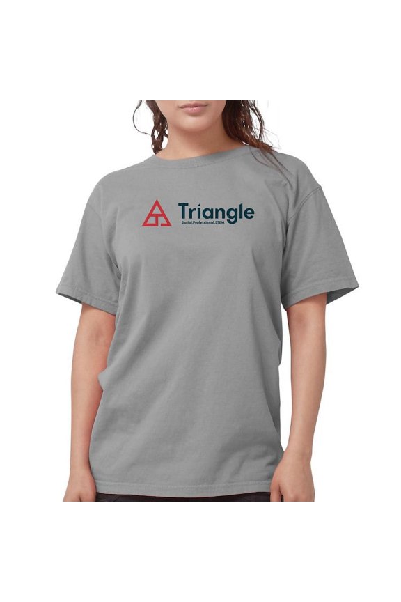 - Triangle Tagline Horizontal T Shirt - Womens Comfort Colors® Shirt