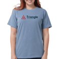 thumbnail image 1 of CafePress - Triangle Tagline Horizontal T Shirt - Womens Comfort Colors® Shirt, 1 of 4
