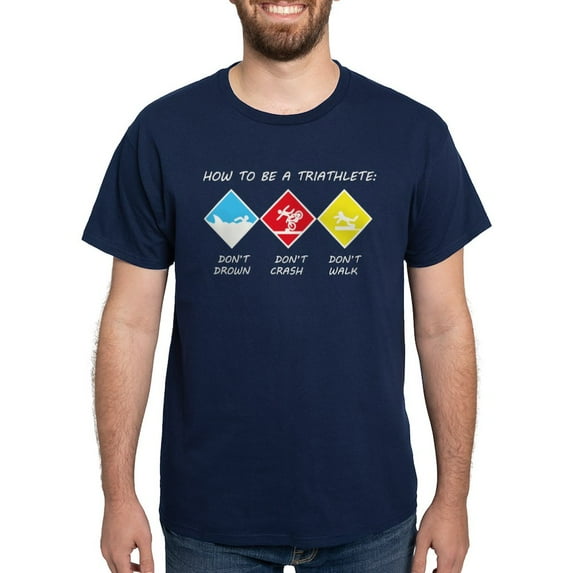 CafePress - Triathlete Dark T Shirt - Men's Classic Graphic Cotton T-Shirt