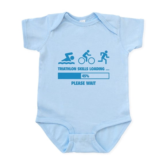 CafePress - Triathlon Skills Loading Infant Bodysuit - Baby Light Bodysuit, Size Newborn - 24 Months