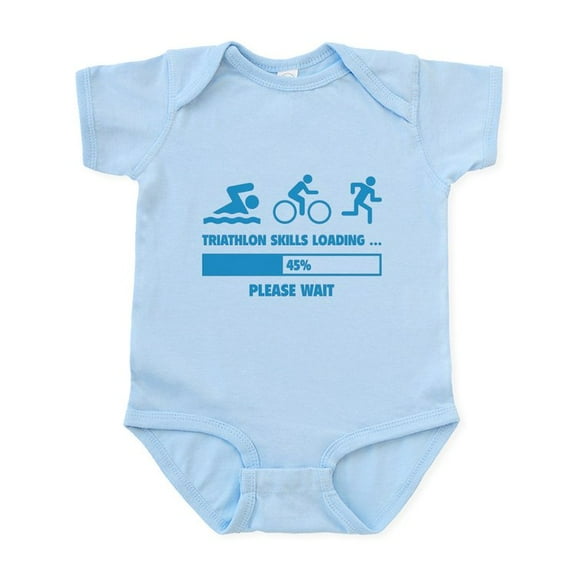 CafePress - Triathlon Skills Loading Infant Bodysuit - Baby Light Bodysuit, Size Newborn - 24 Months