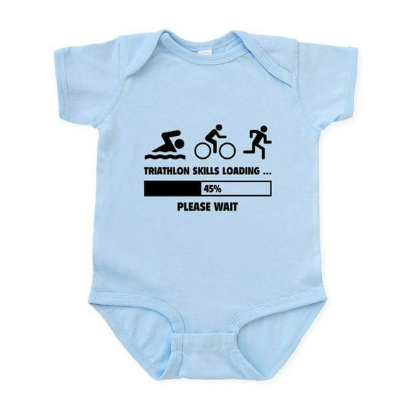 CafePress - Triathlon Skills Loading Infant Bodysuit - Baby Light Bodysuit, Size Newborn - 24 Months