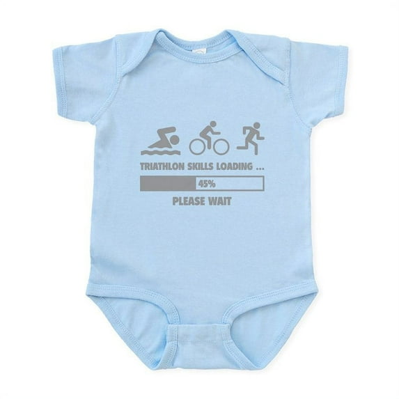 CafePress - Triathlon Skills Loading Infant Bodysuit - Baby Light Bodysuit, Size Newborn - 24 Months