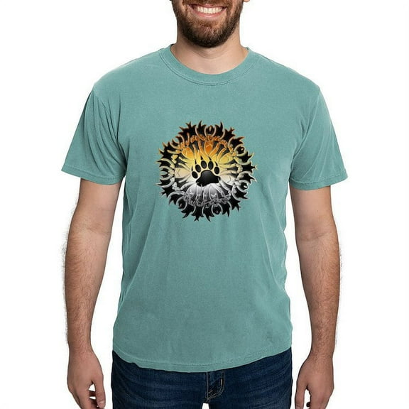 CafePress - Tribal Bear Pride Paw T Shirt - Mens Comfort Colors Shirt