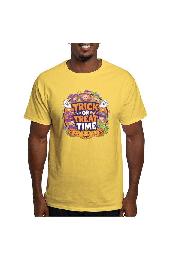 - Trick Or Treat Time Halloween Design Men's Value T Shirt - Men's Classic Graphic T-Shirt
