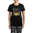 thumbnail image 1 of CafePress - Trick Or Treat Women's Dark Pajamas - Women's Short Sleeve Print T-Shirt and Pants Dark Cotton Pajama Set, 1 of 7