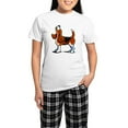 thumbnail image 1 of CafePress - Tricolor Beagle Bay Pajamas - Women's Short Sleeve Print T-Shirt and Pants Light Cotton Pajama Set, 1 of 7