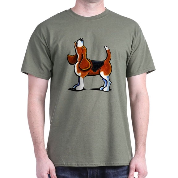 CafePress - Tricolor Beagle Bay T Shirt - Men's Classic Graphic Cotton T-Shirt
