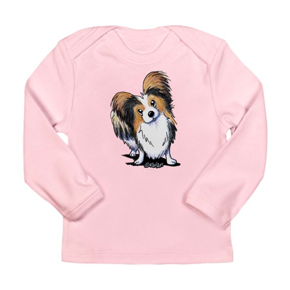 CafePress - Tricolor Papillon Long Sleeve Infant T Shirt - Long Sleeve Infant T-Shirt