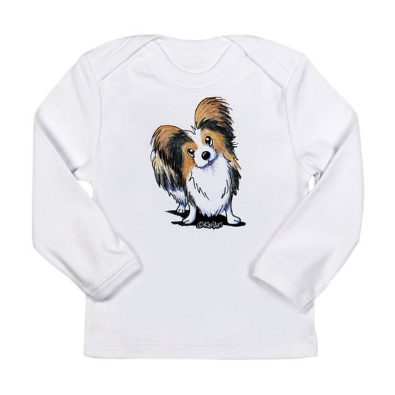 CafePress - Tricolor Papillon Long Sleeve Infant T Shirt - Long Sleeve Infant T-Shirt