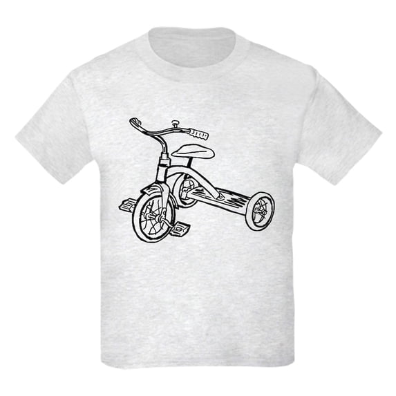 CafePress - Tricycle Kids Light T Shirt - Light T-Shirt Kids XS-XL