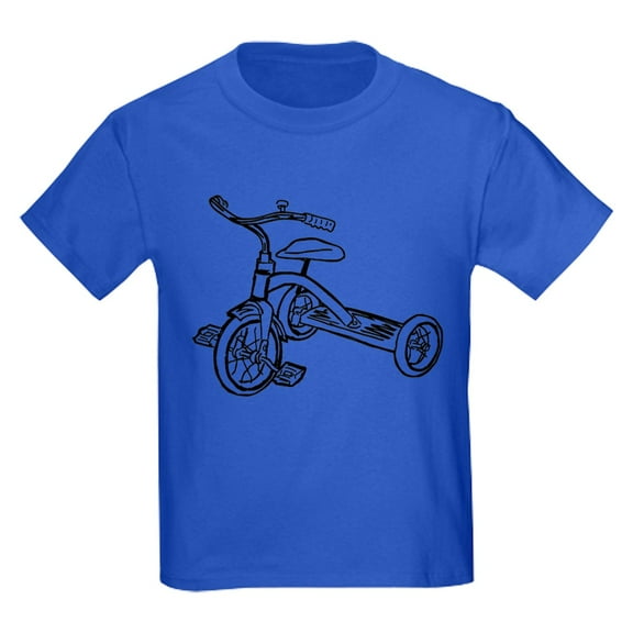 CafePress - Tricycle T Shirt - Dark T-Shirt Kids XS-XL
