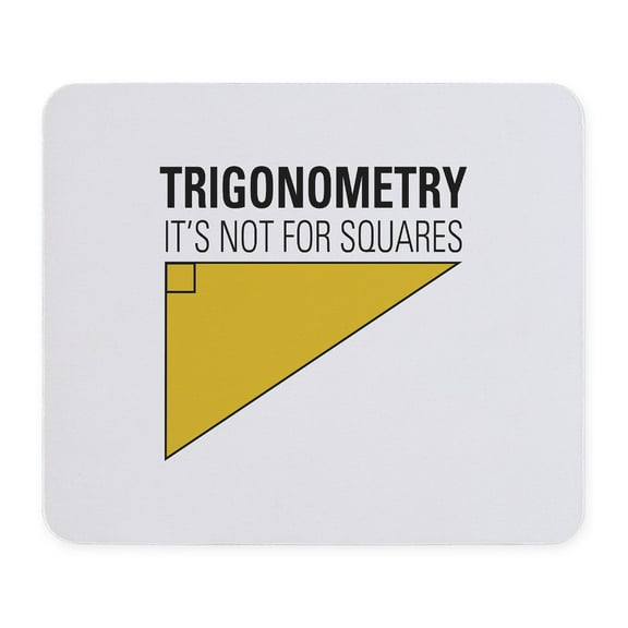 CafePress - Trig Square Mousepad - Non-slip Rubber Mousepad, Gaming Mouse Pad